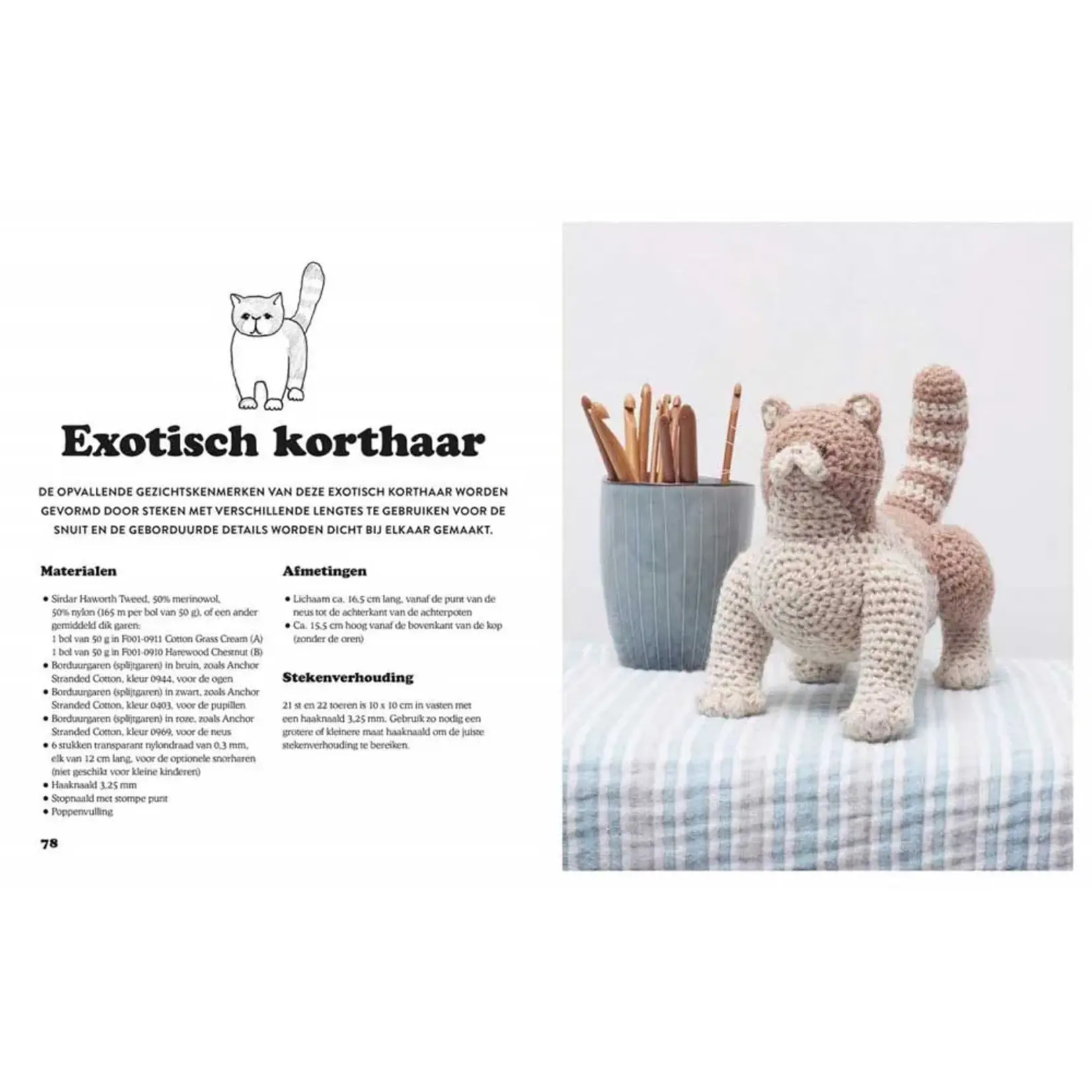 Librero Haakboek Katten haken