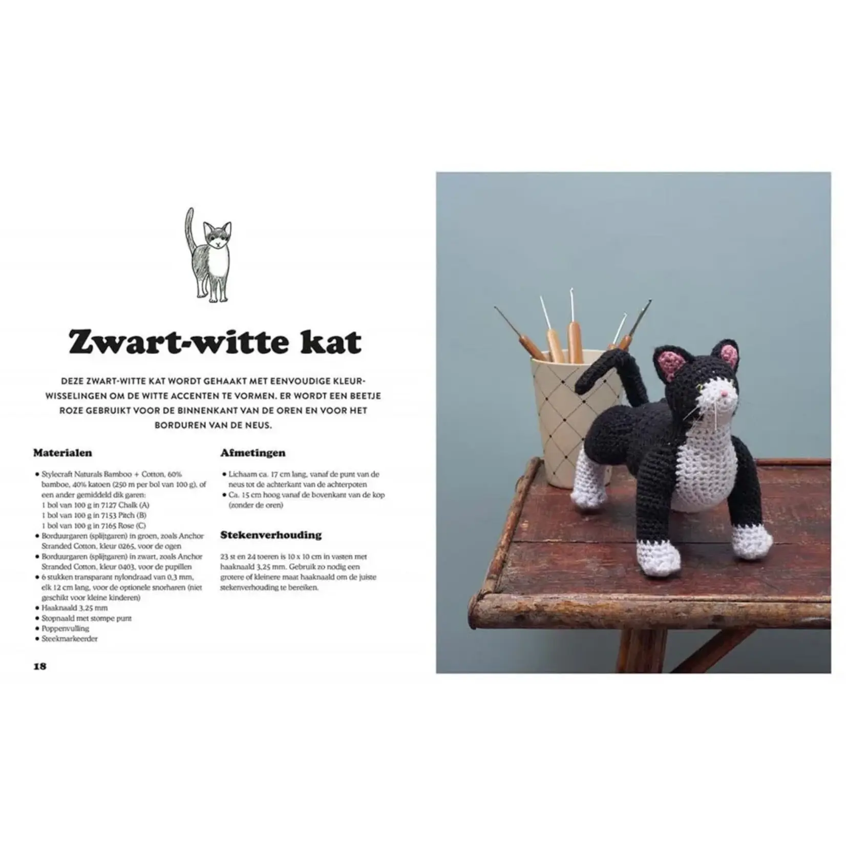 Librero Haakboek Katten haken