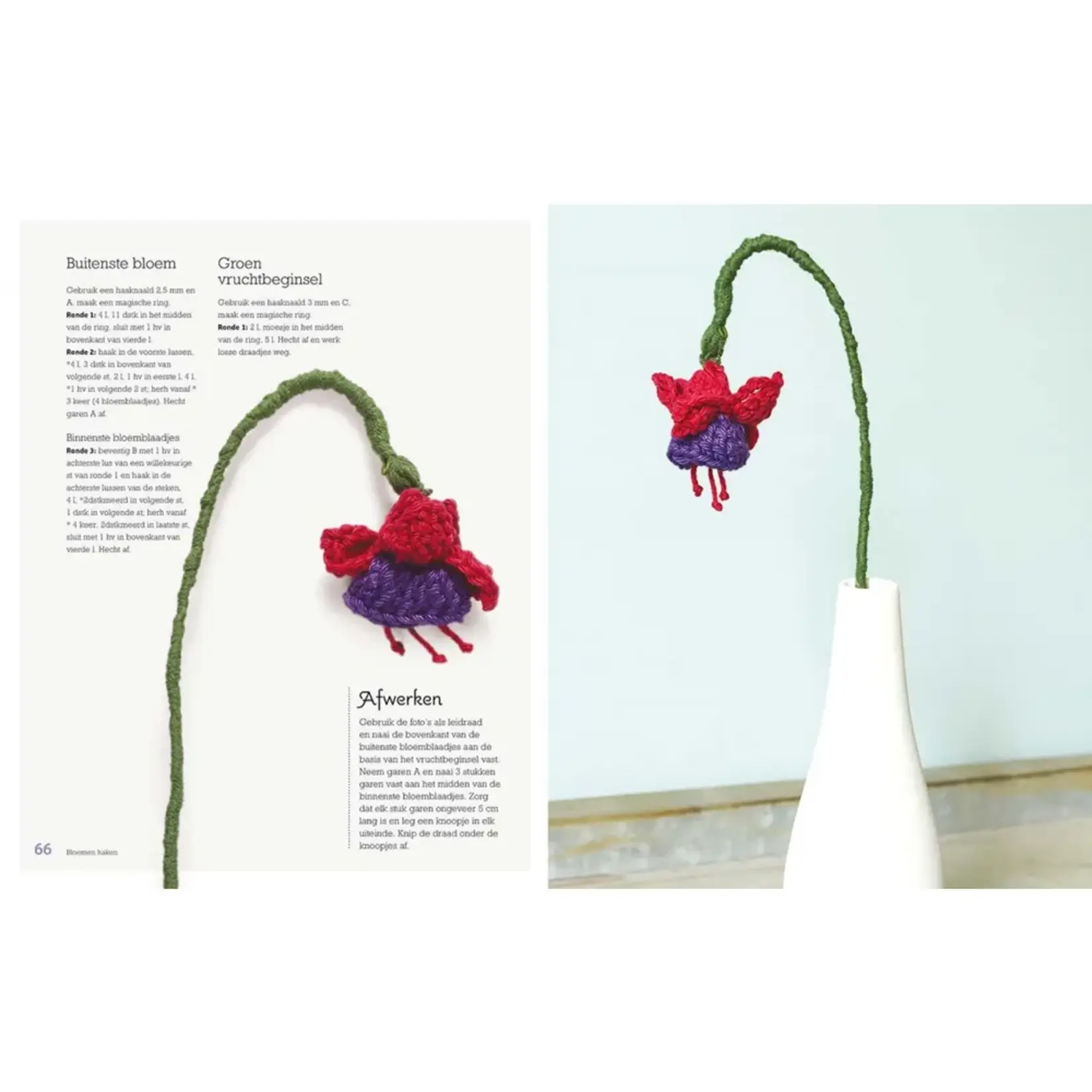 Librero Haakboek Bloemen haken