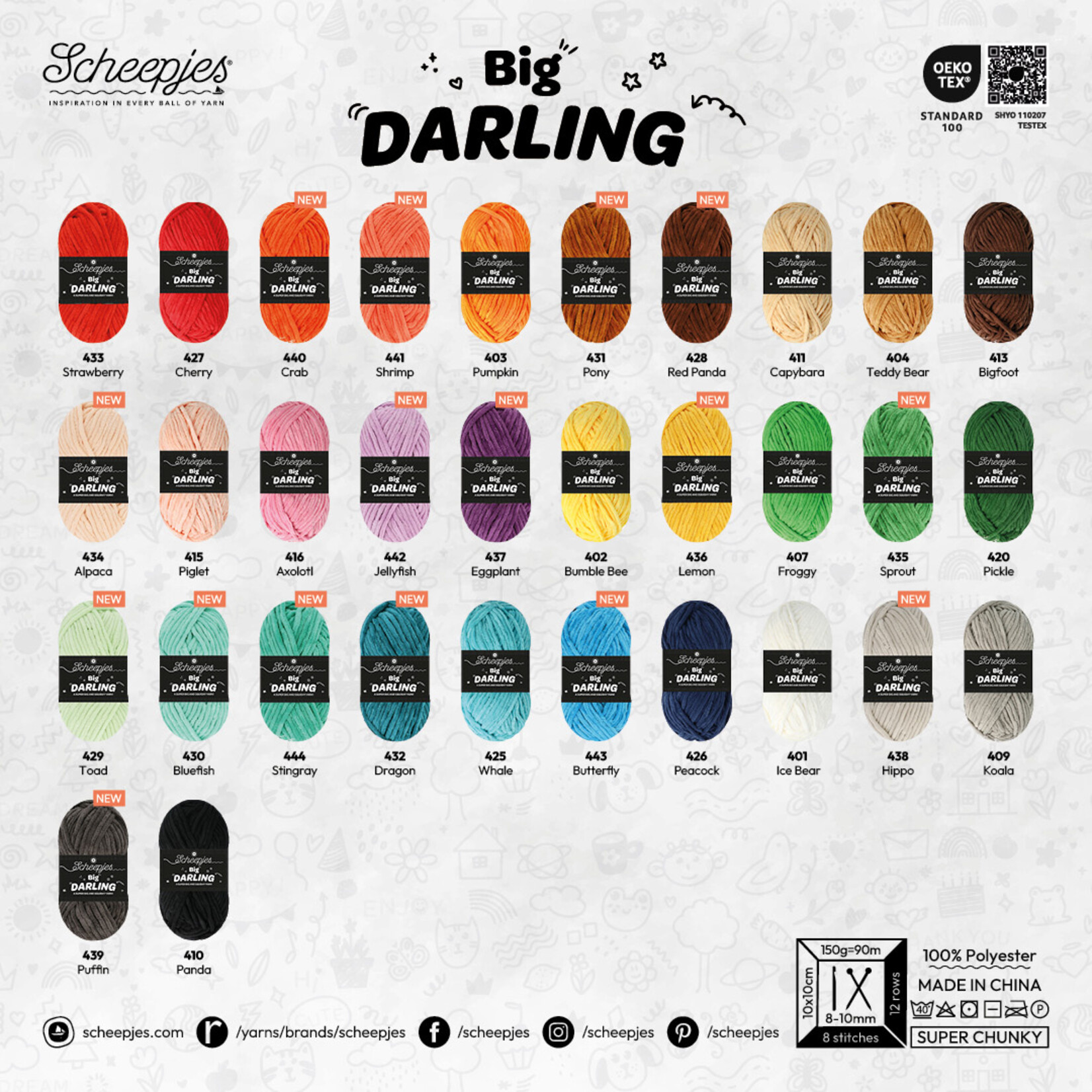 Scheepjes Big Darling 407 Froggy