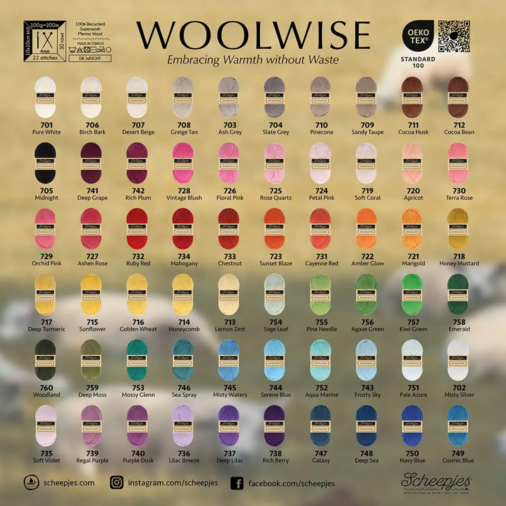 Scheepjes Woolwise 701 Pure White