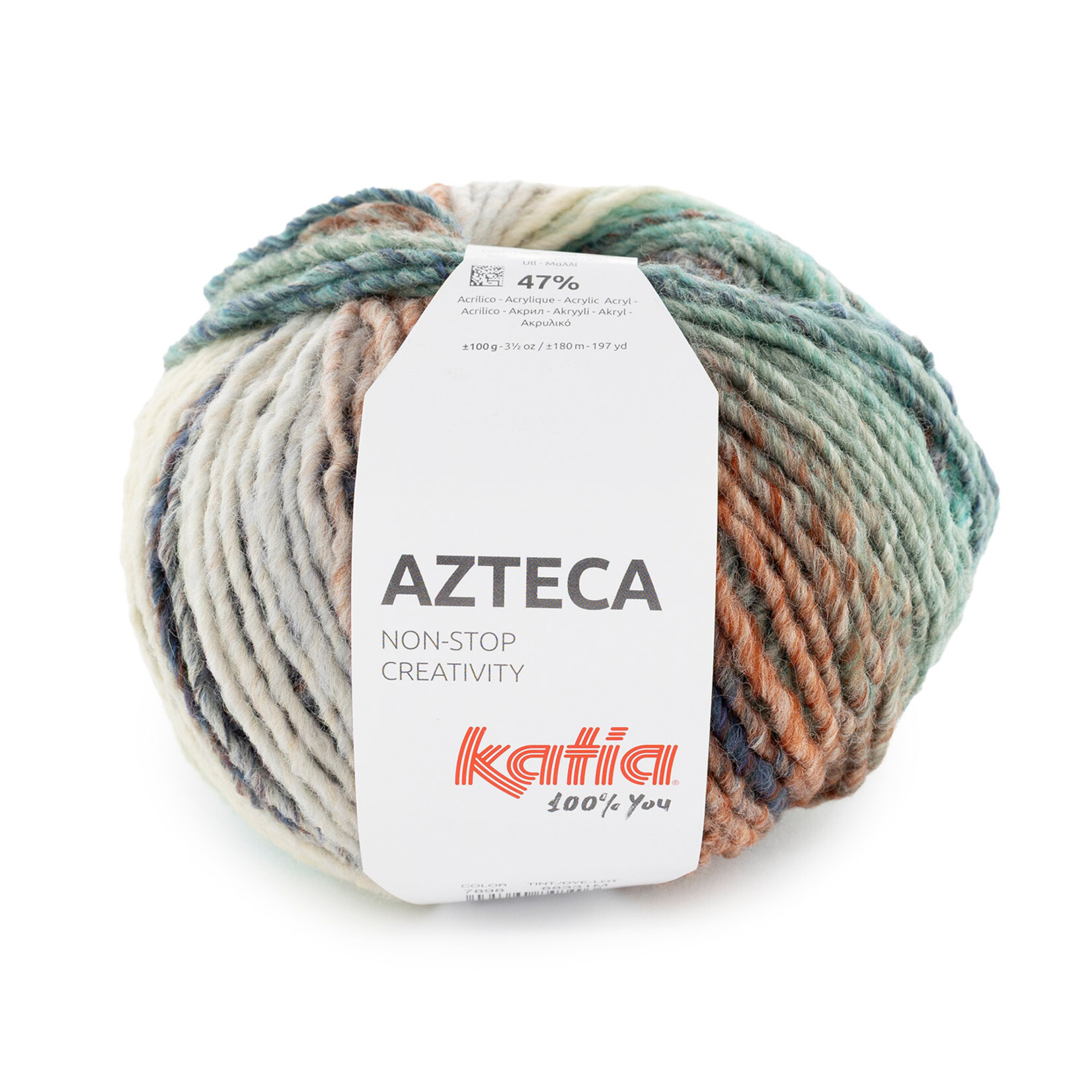 Katia Azteca 7898 Blauw-Grijs-Roestbruin