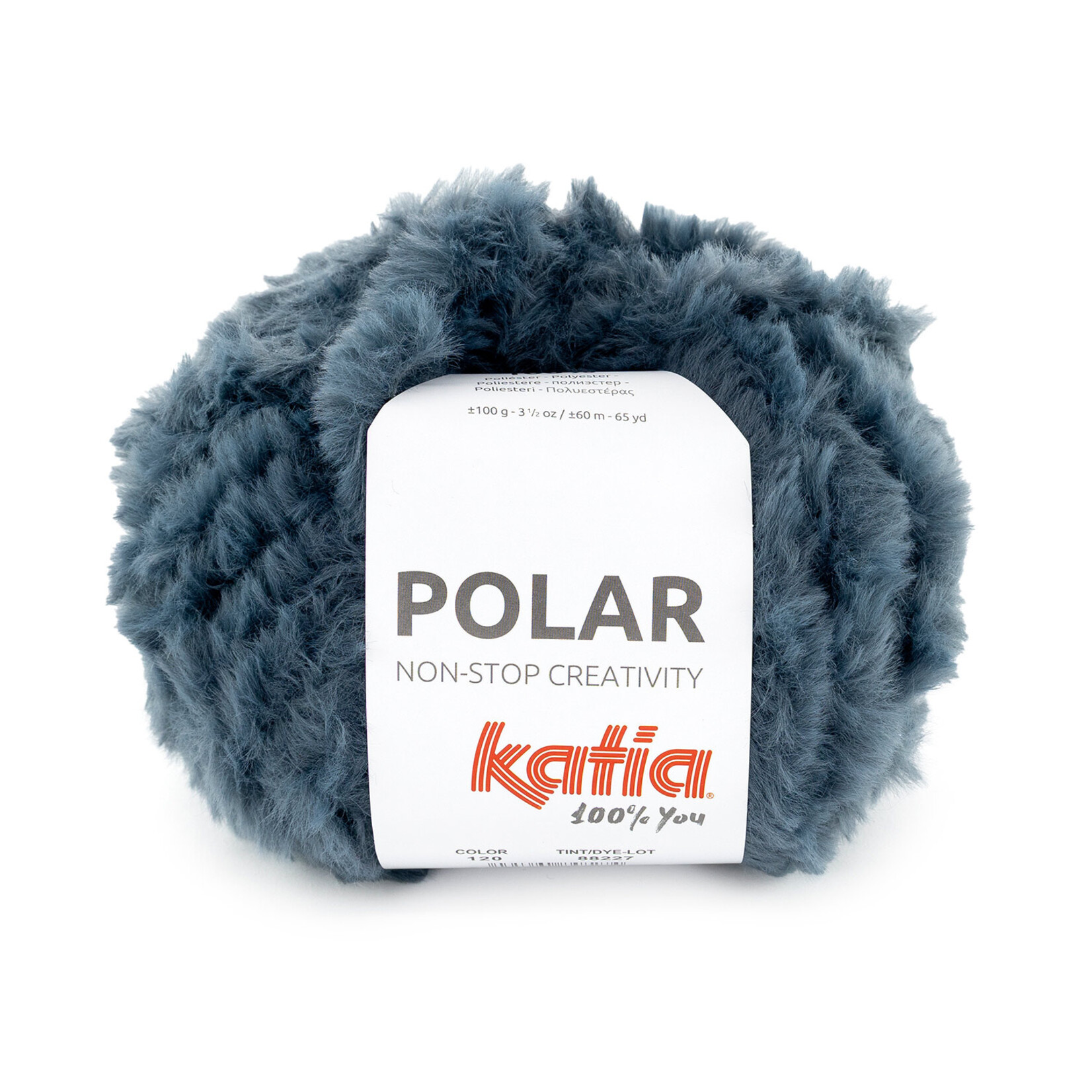 Katia Polar 120 Pruisisch blauw