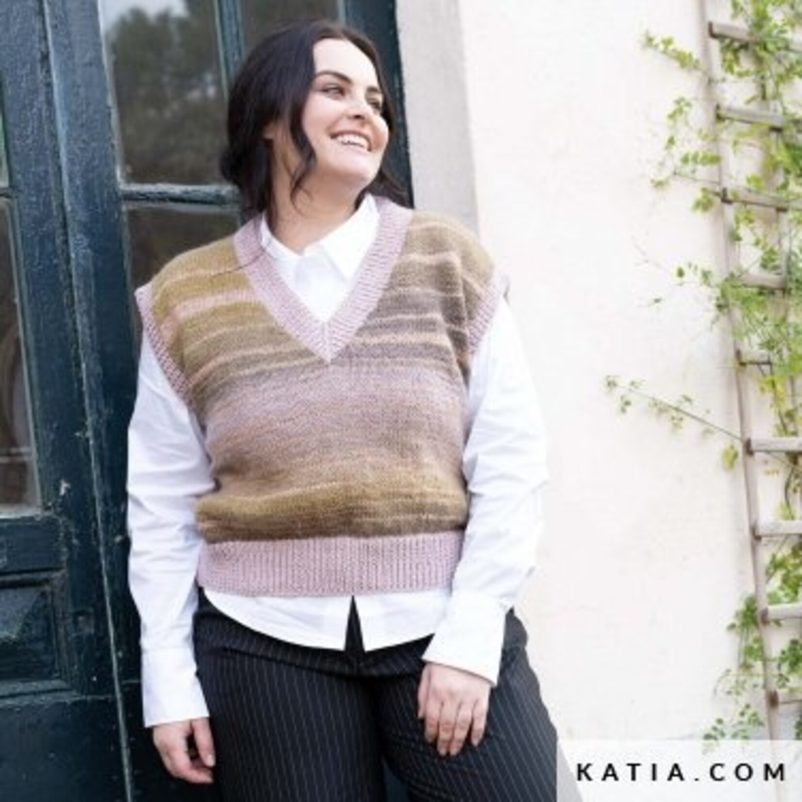 Katia Azteca Fine Lux  421 Groen-Beige-Rood
