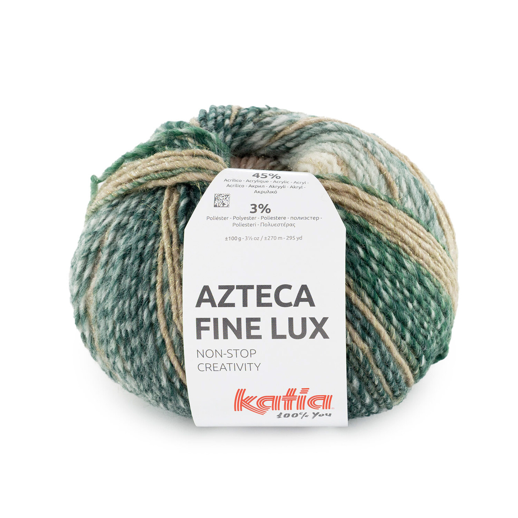 Katia Azteca Fine Lux  422 Groen-Beige