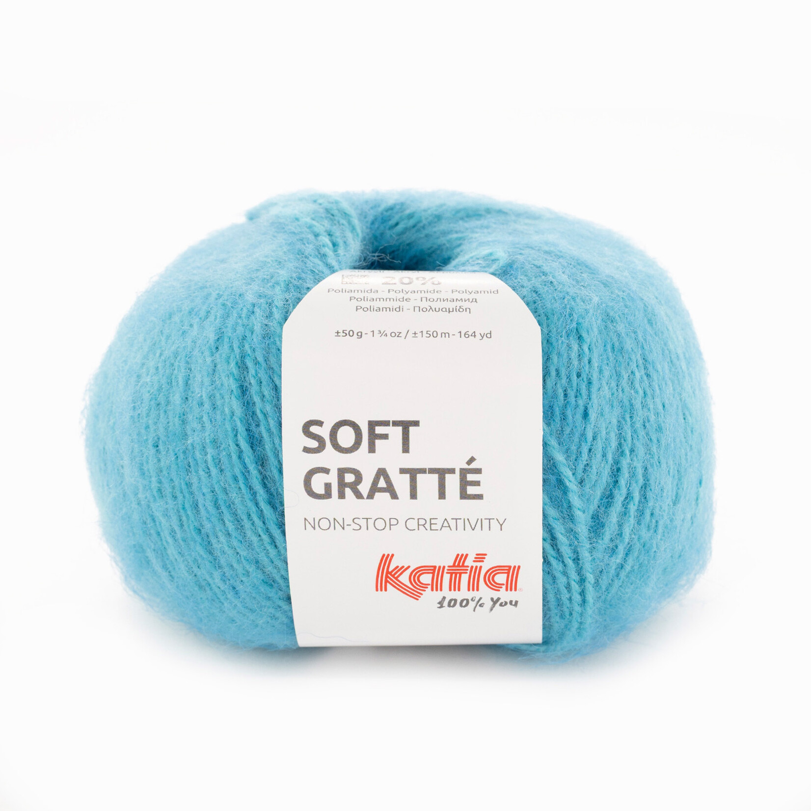 Katia Soft Gratté 97 Cyaanblauw