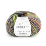 Katia Cotton-Merino Rainbow 503 Groen-Rood-Blauw