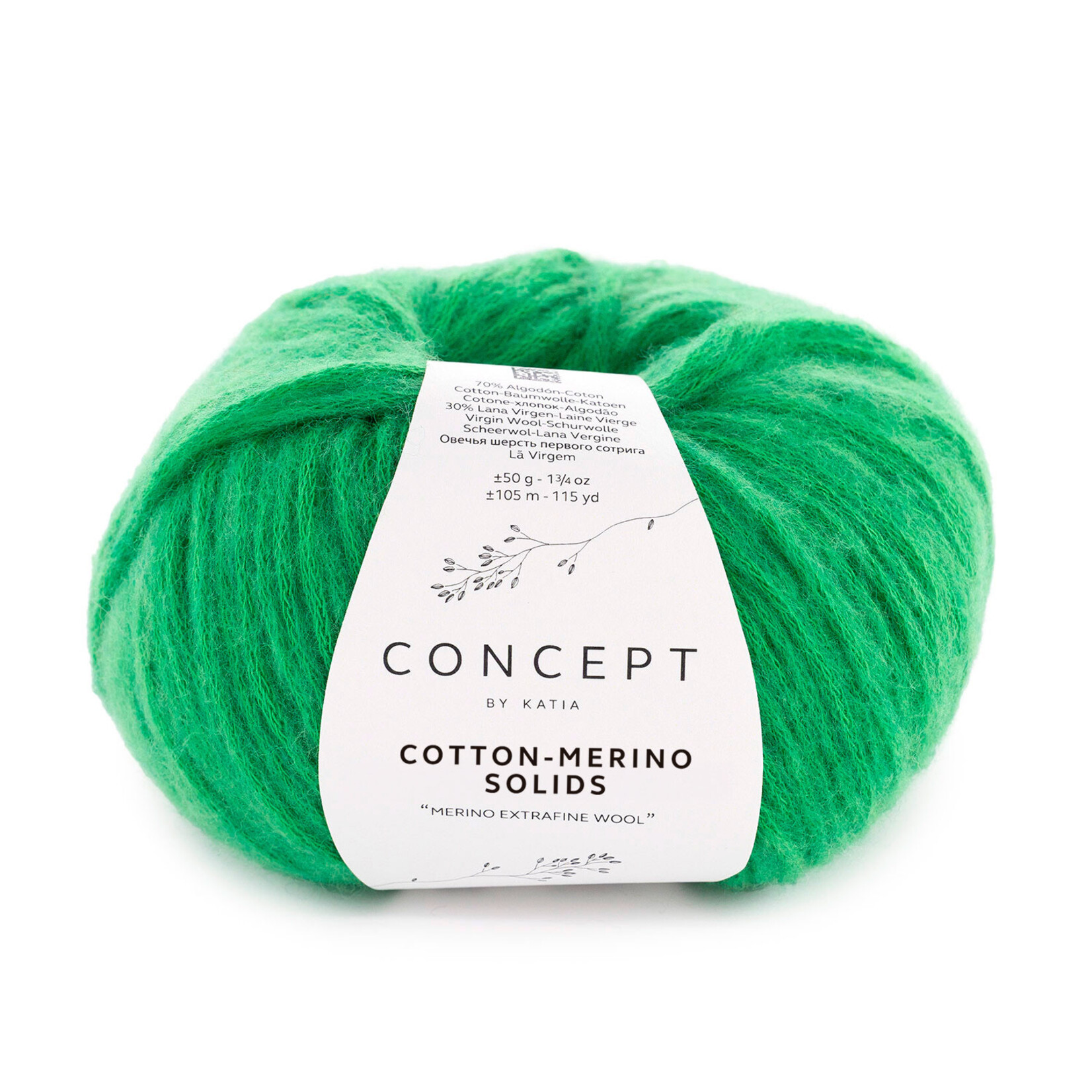 Katia Cotton-Merino Solids 67 Groen