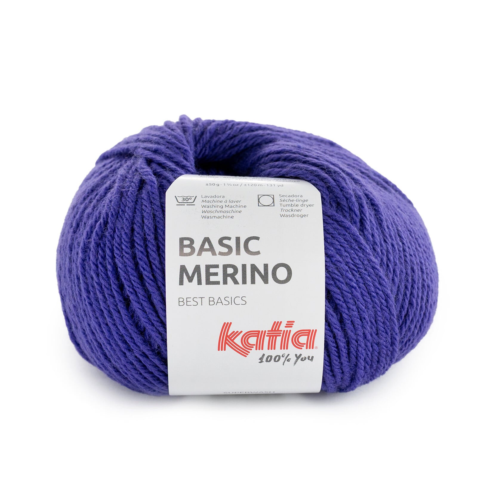 Katia Basic Merino 108 Donker Mauve