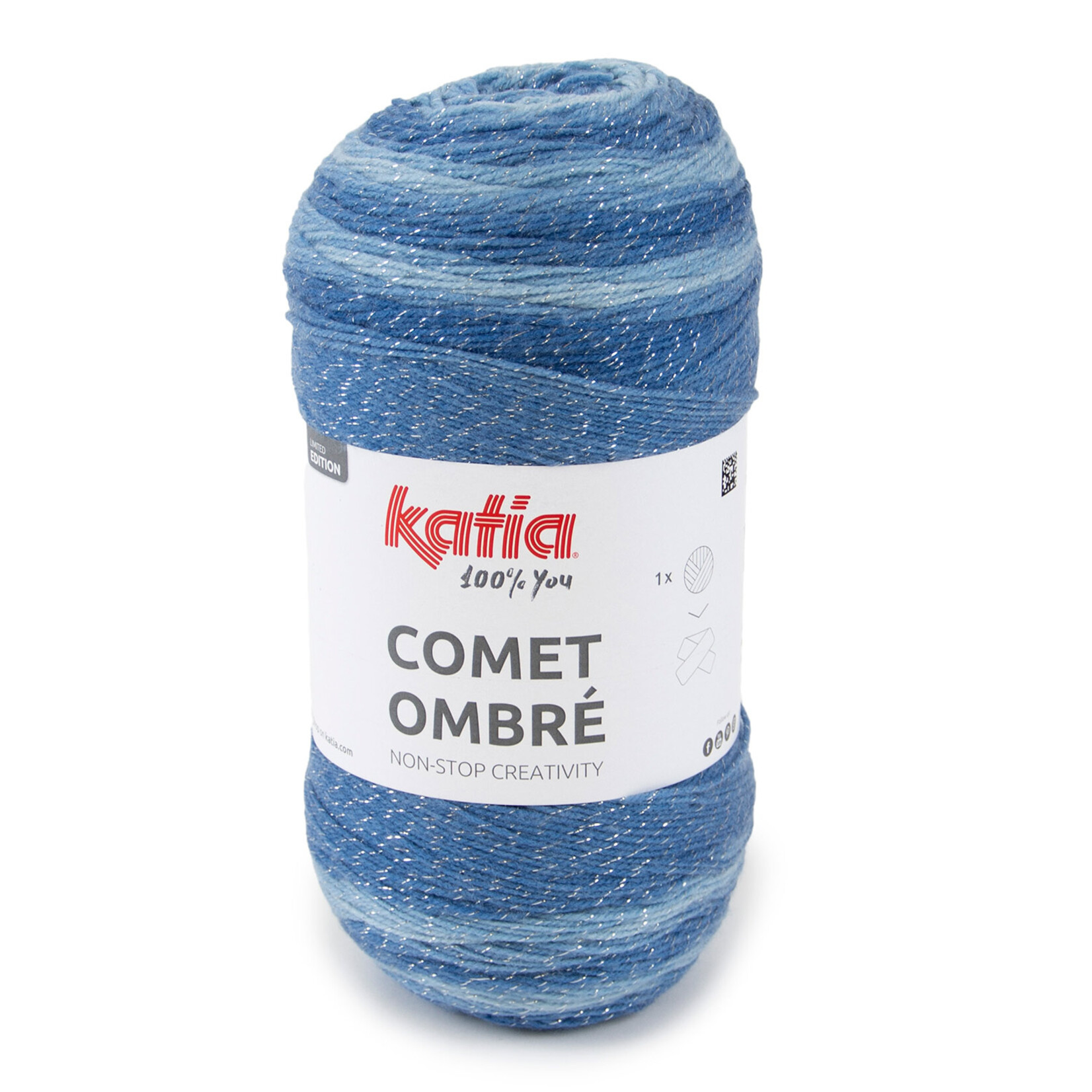 Katia Comet Ombré 105 Blauw