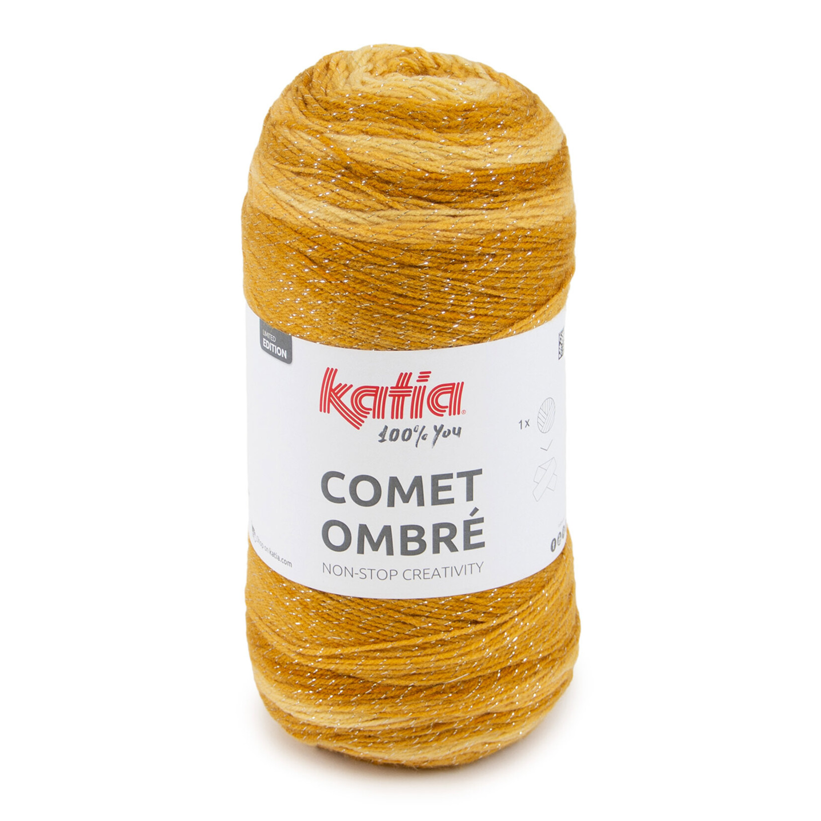 Katia Comet Ombré 108 Mosterd