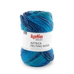 Katia Azteca Felting Wool 302 - Blauw