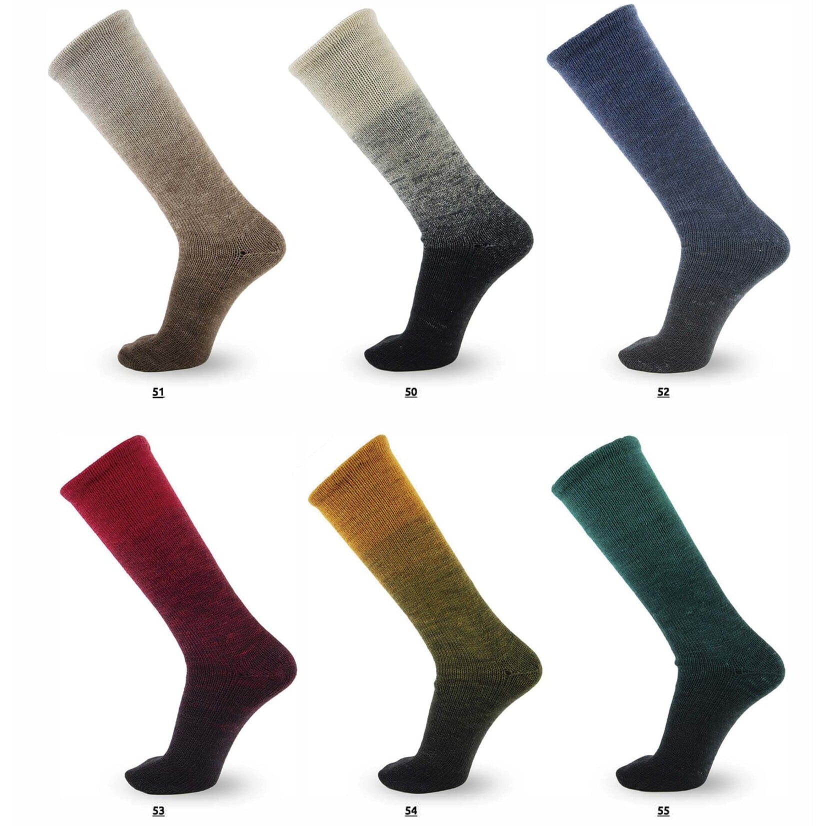 Katia Degradé Symmetric Socks 53 Rood-Zwart