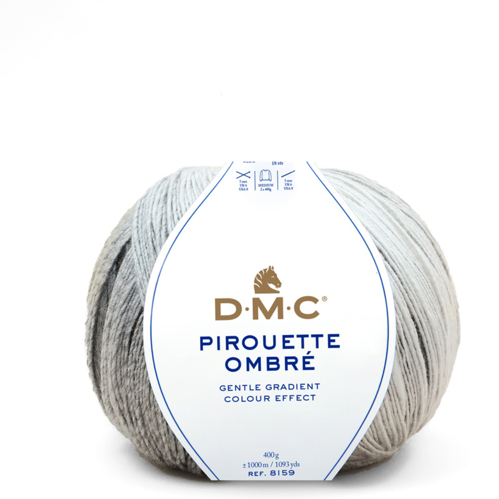 DMC Pirouette Ombre 105 Grijs-Zilvergrijs