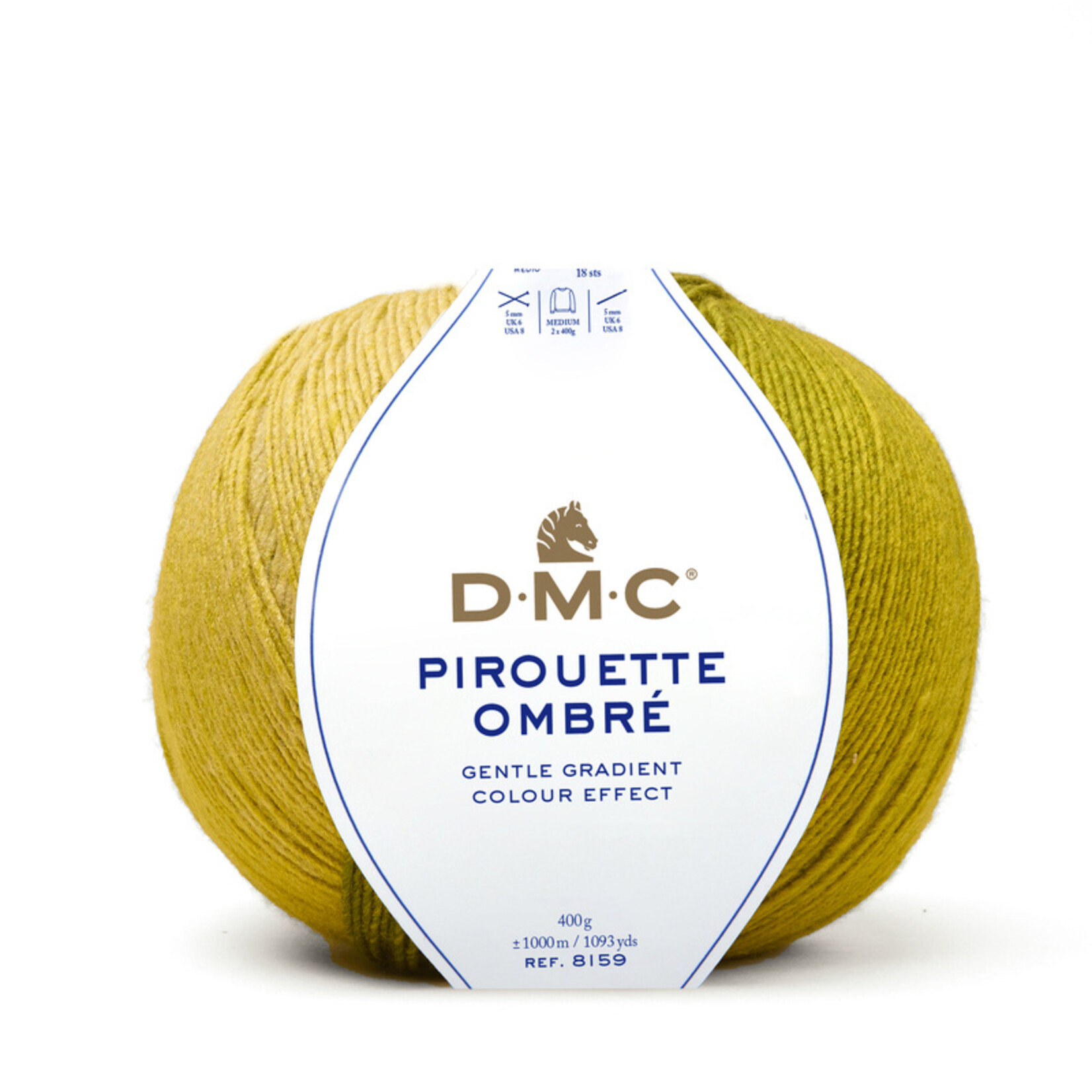 DMC Pirouette Ombre 107 Mosterd-Olijf-Beige