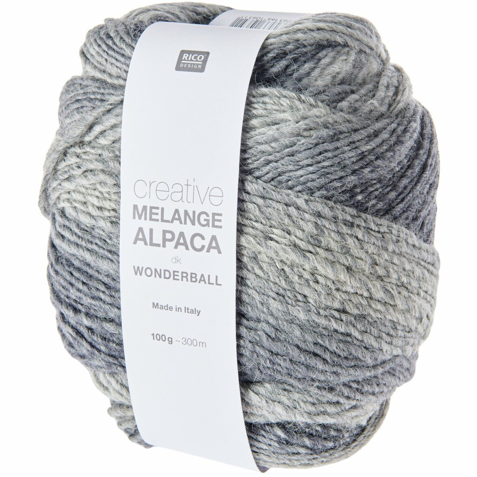 Rico Melange Alpaca Wonderball dk 9 Greys