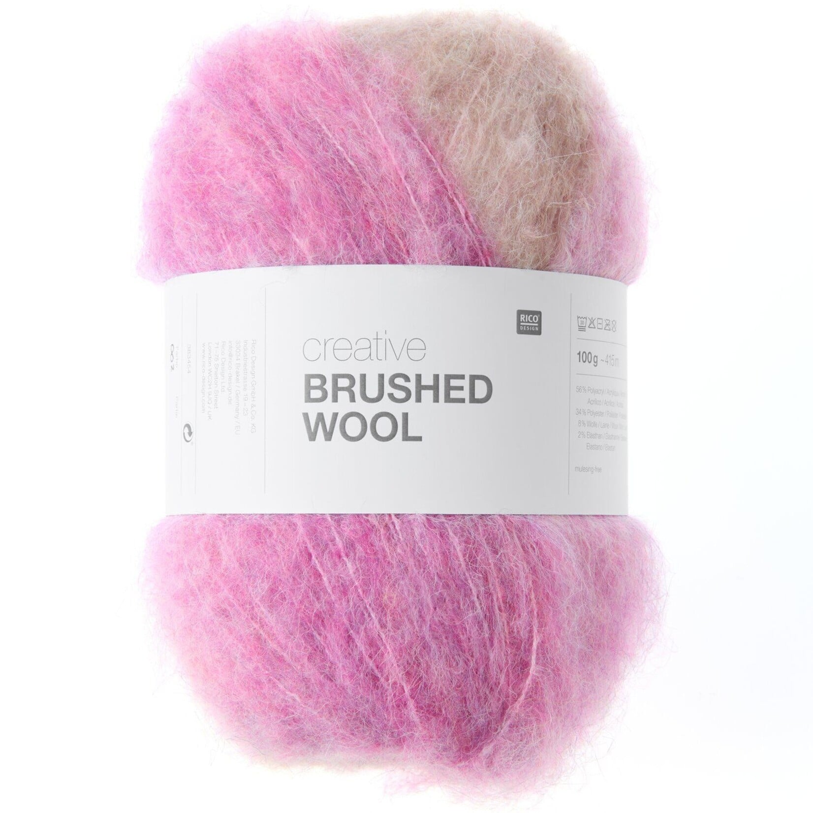 Rico Brushed Wool 2 Roses