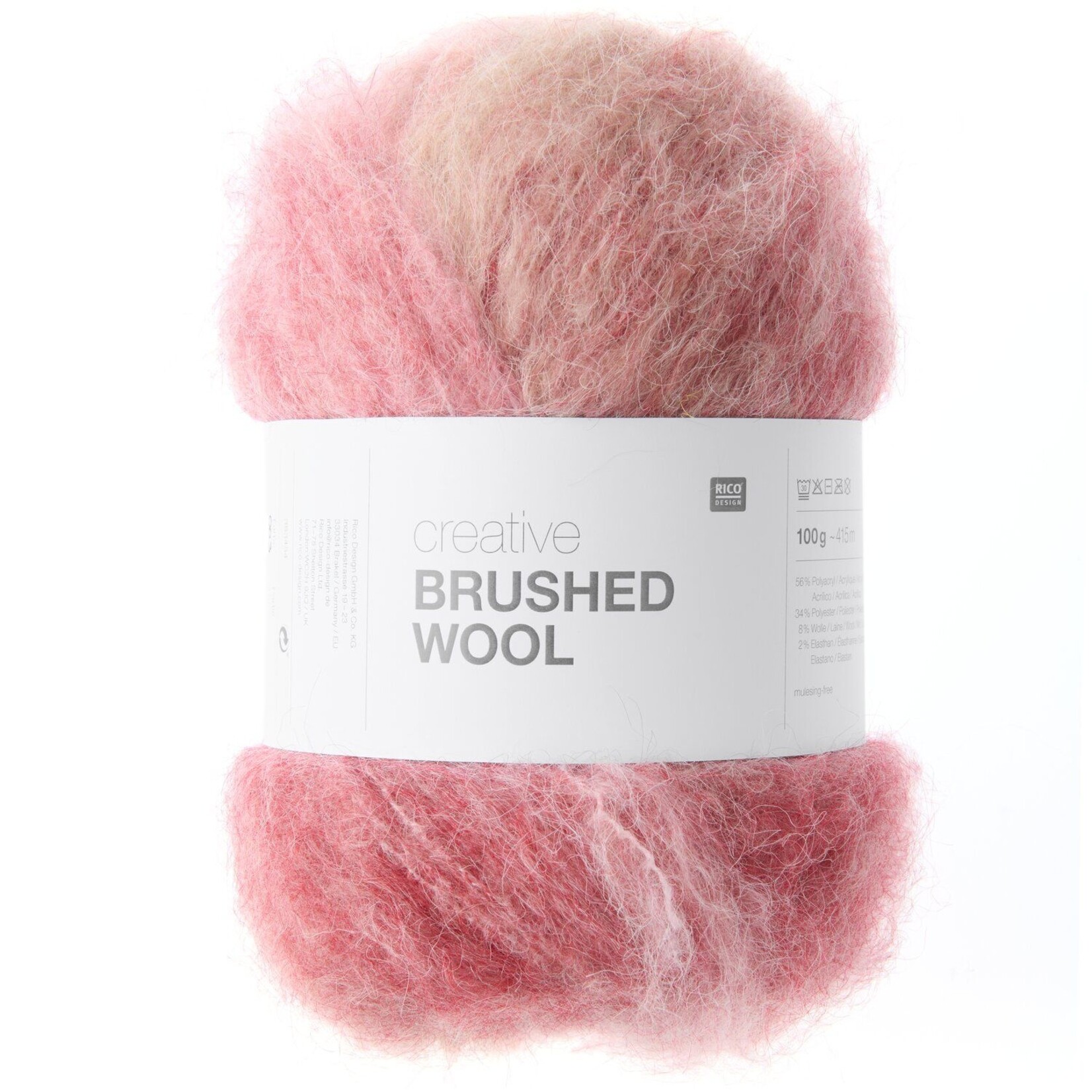Rico Brushed Wool 3 Berries