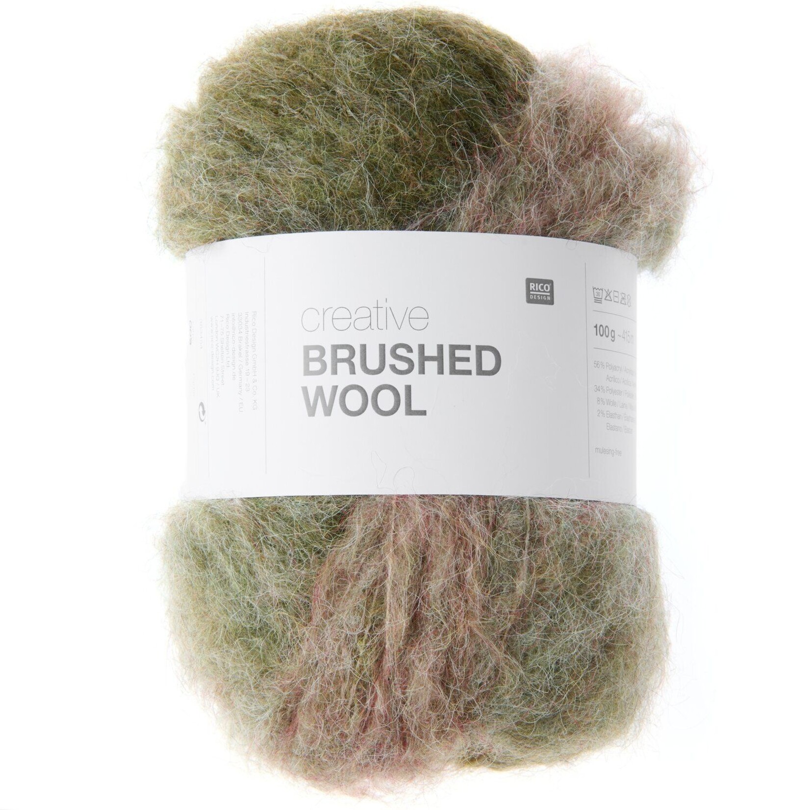Rico Brushed Wool 8 Forest