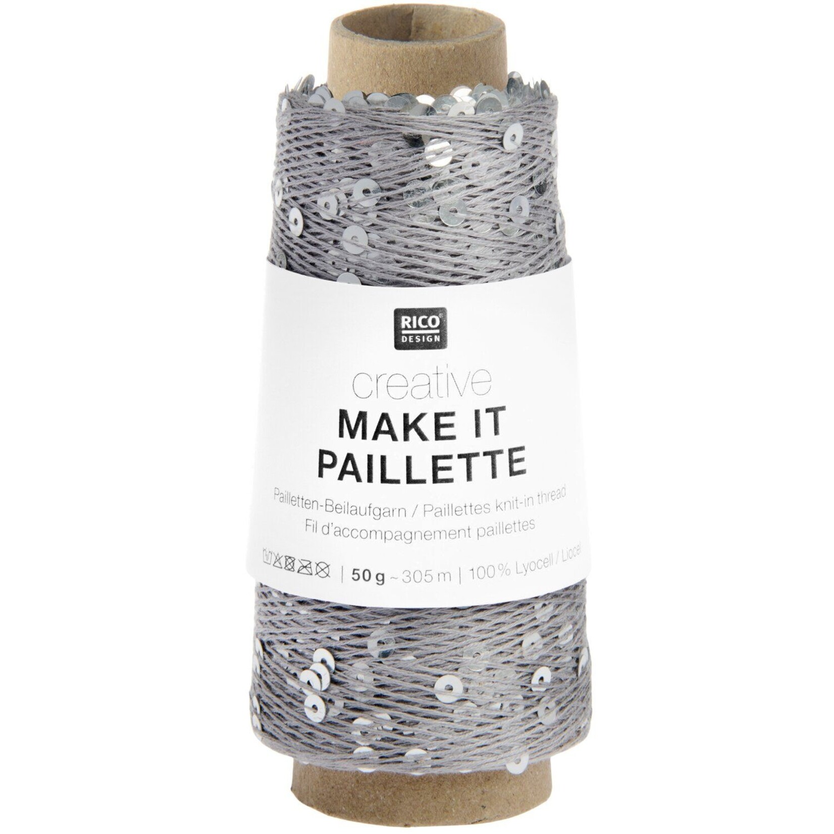 Rico Make it Paillette 10 Grijs