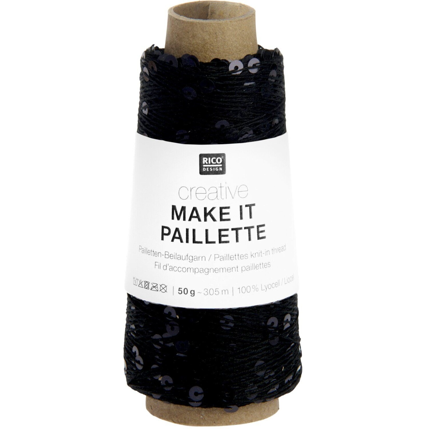 Rico Make it Paillette 13 Zwart