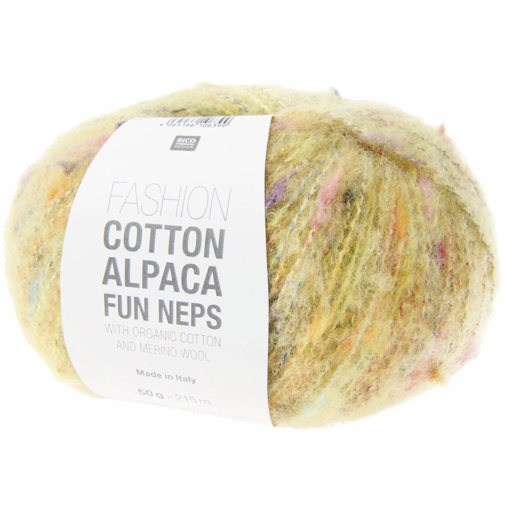 Rico Cotton Alpaca Fun Neps 7 Vanilla