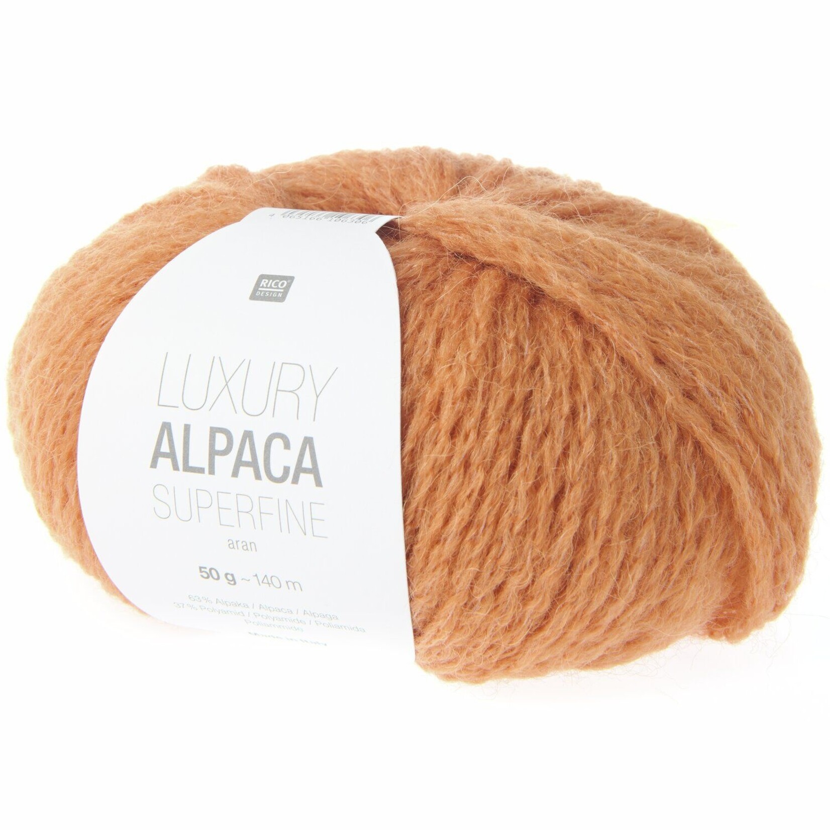 Rico Luxury Alpaca Superfine Aran 36 Terracotta