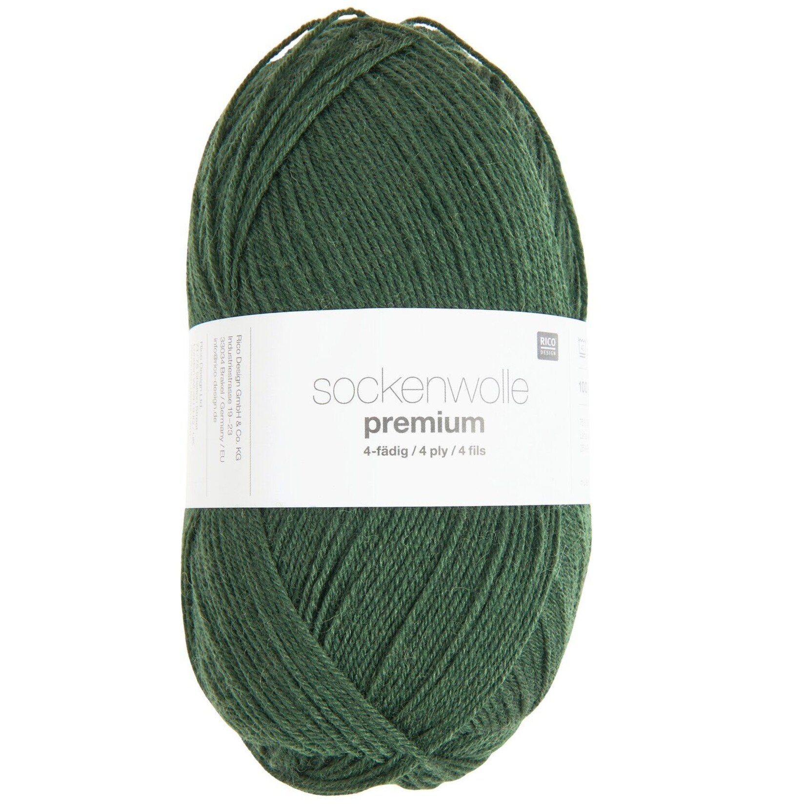 Rico Sokkenwol Premium Uni 011 Loden