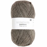 Rico Sokkenwol Premium Uni 017 Ecru Melange