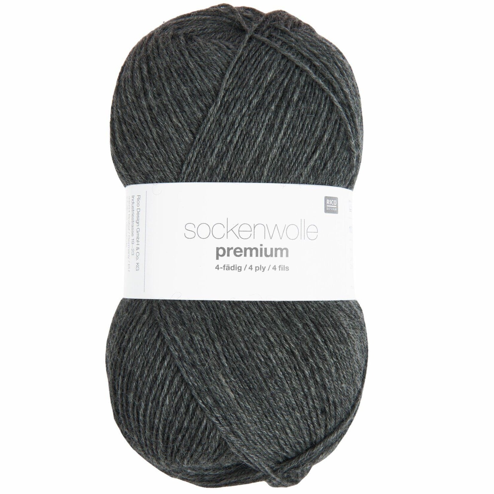 Rico Sokkenwol Premium Uni 020 Grijs Melange