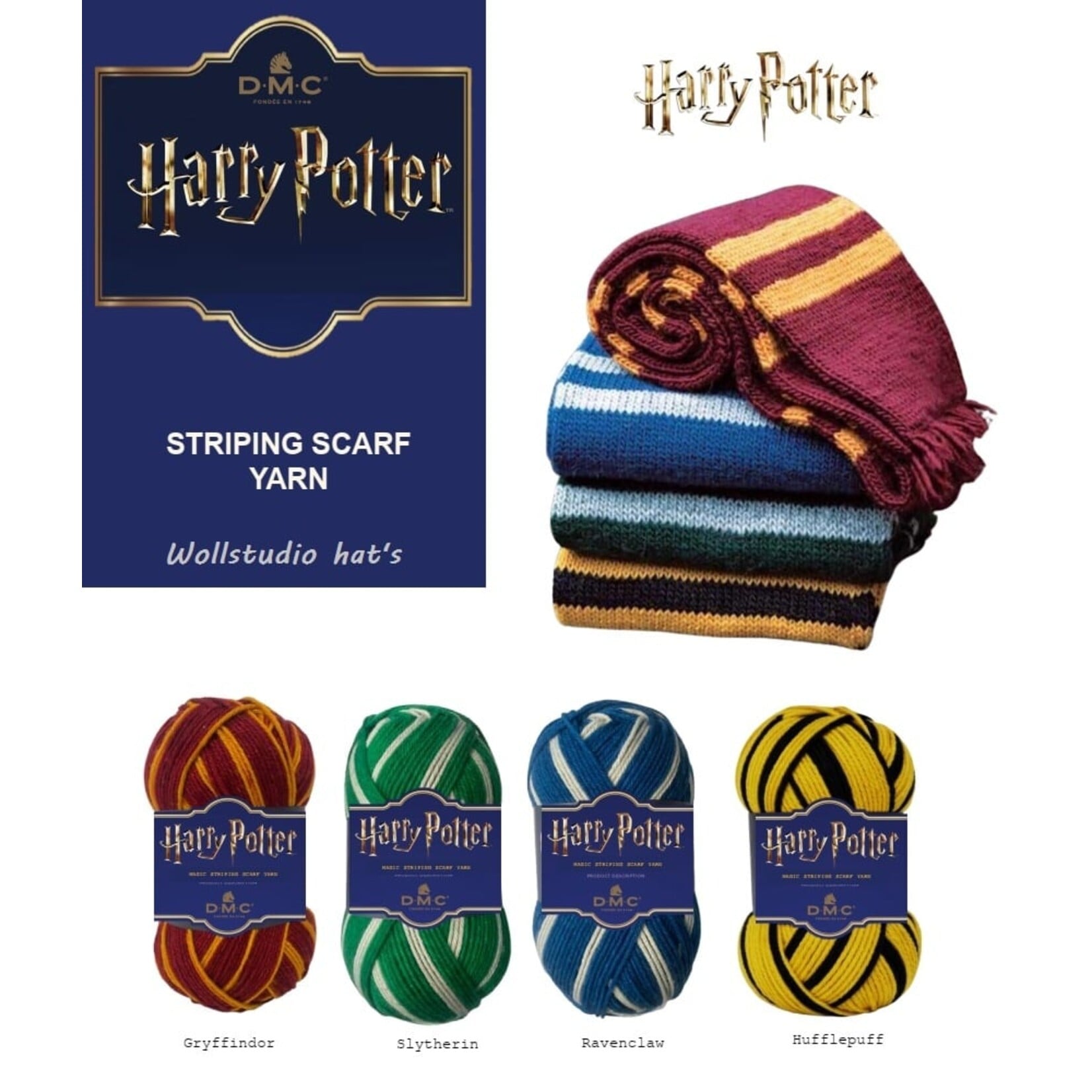 DMC Harry Potter sjaal Hufflepuff