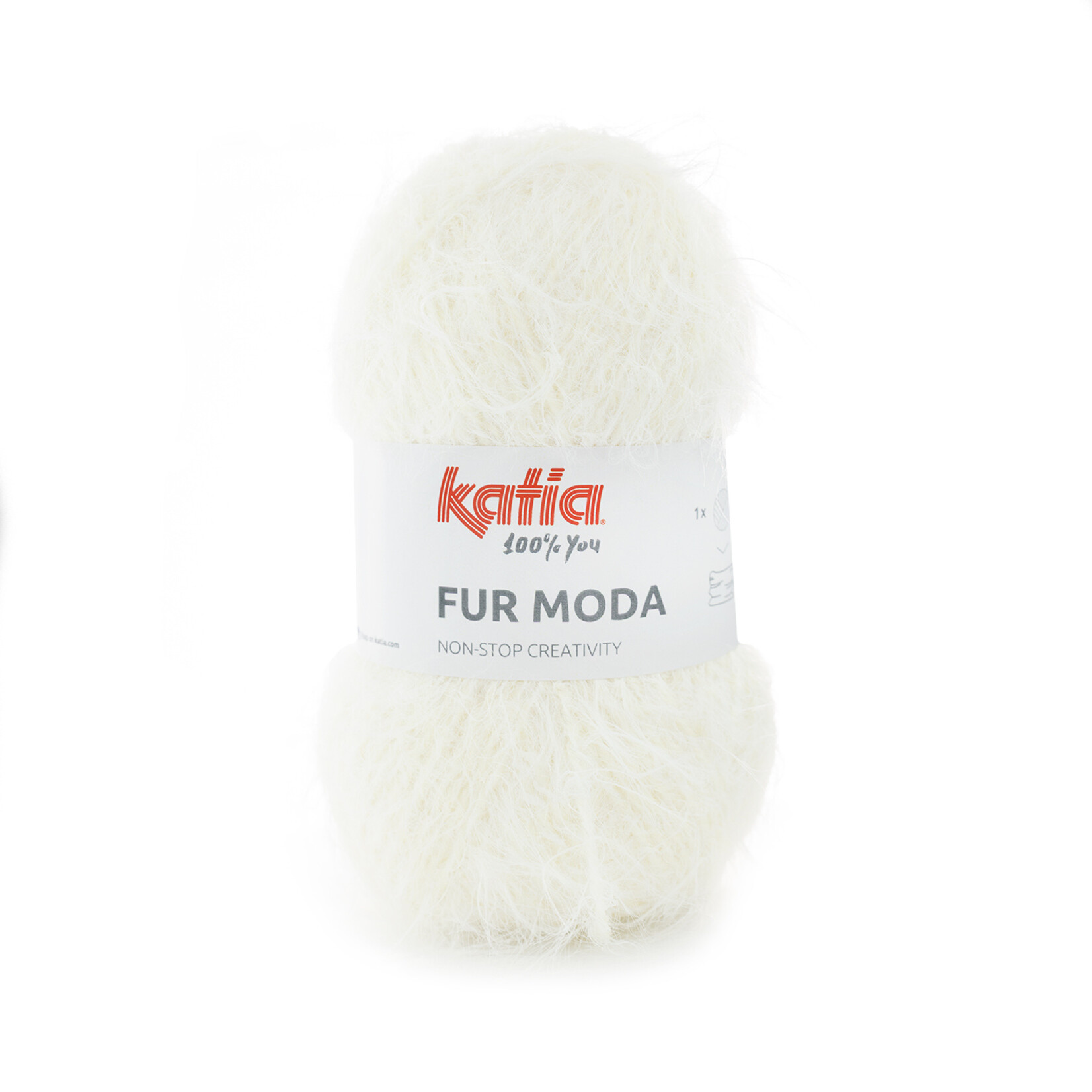 Katia Fur Moda 100 Ecru