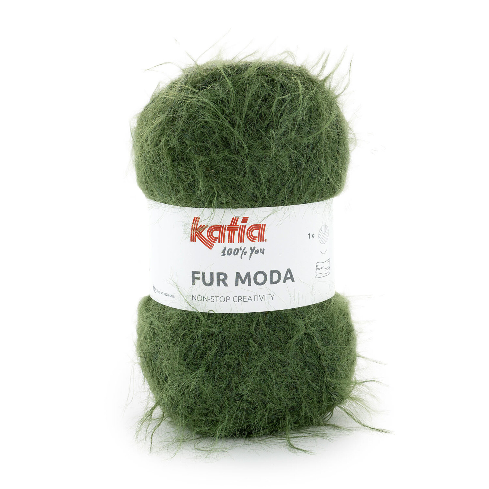 Katia Fur Moda 110 Bosgroen