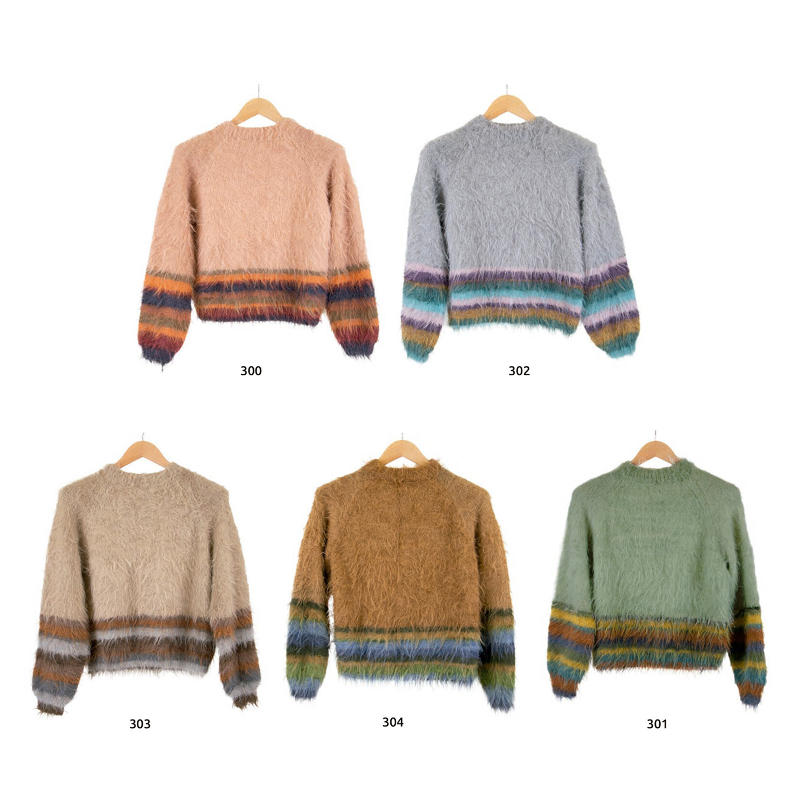 Katia Fur Moda 300 300 Kaki-Zwart-Roest-Wijnrood