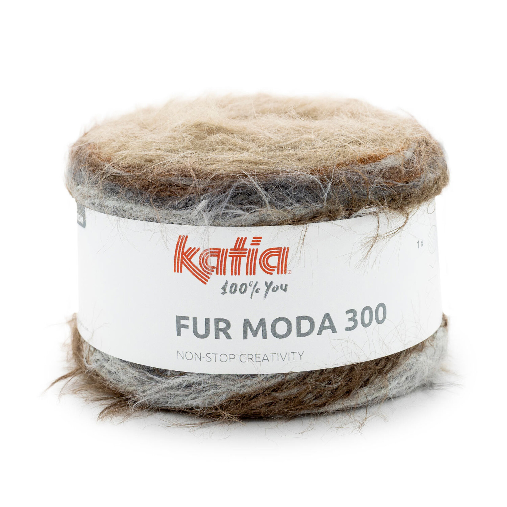 Katia Fur Moda 300 303 Bruin-Grijs