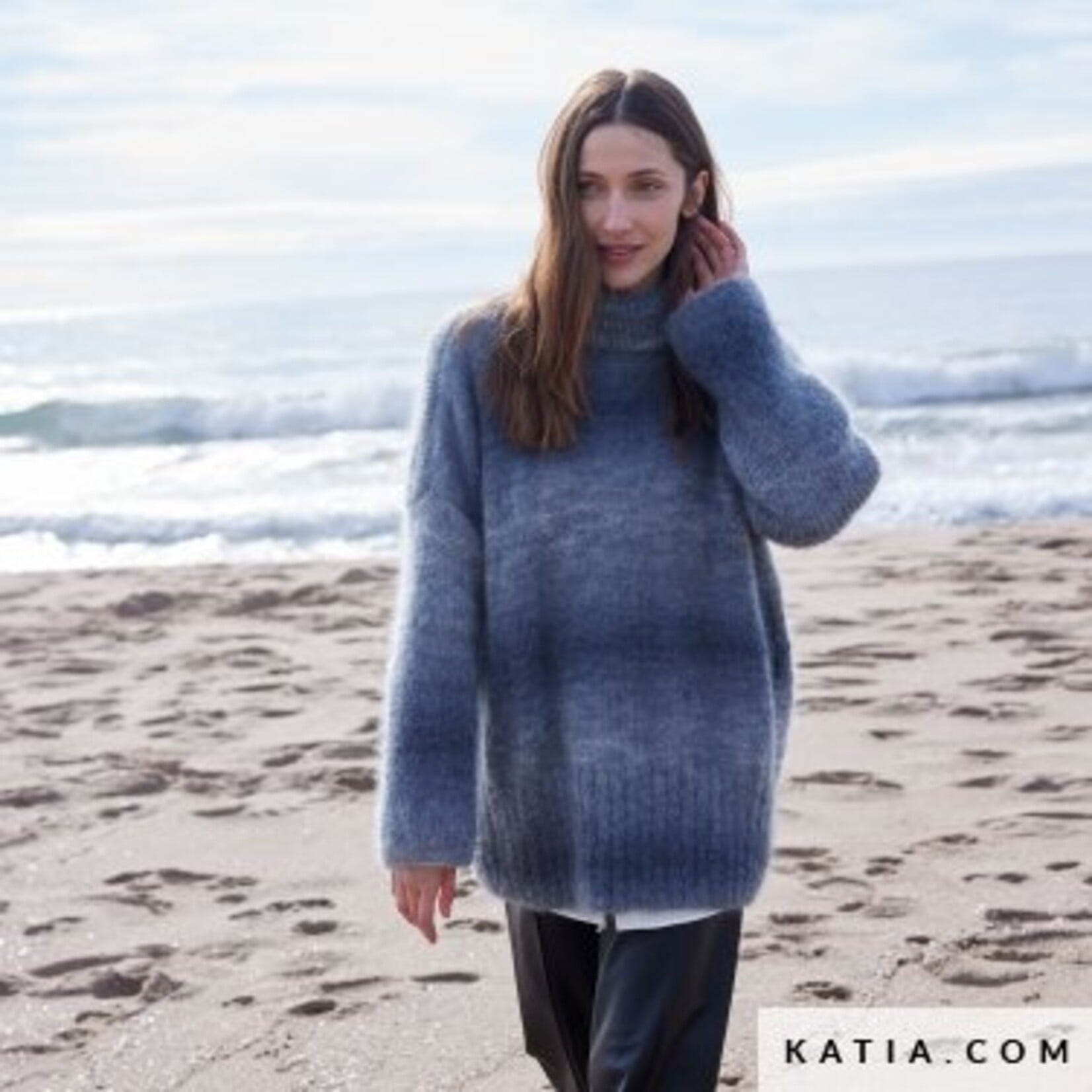 Katia Ingenua Ombré 205 Blauw