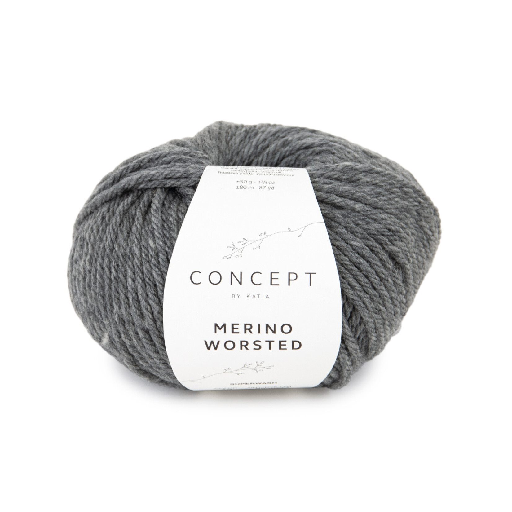 Katia Merino Worsted 13 - Lichtgrijs