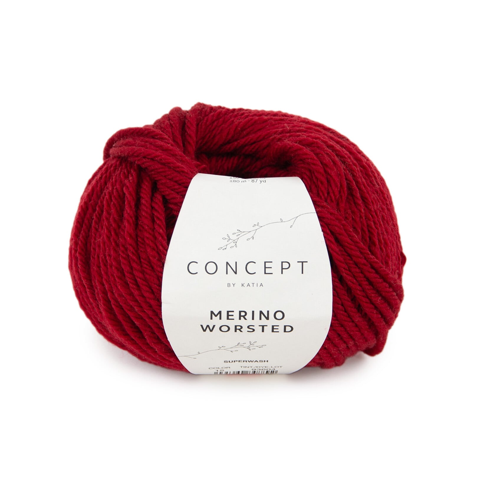 Katia Merino Worsted 15 - Rood