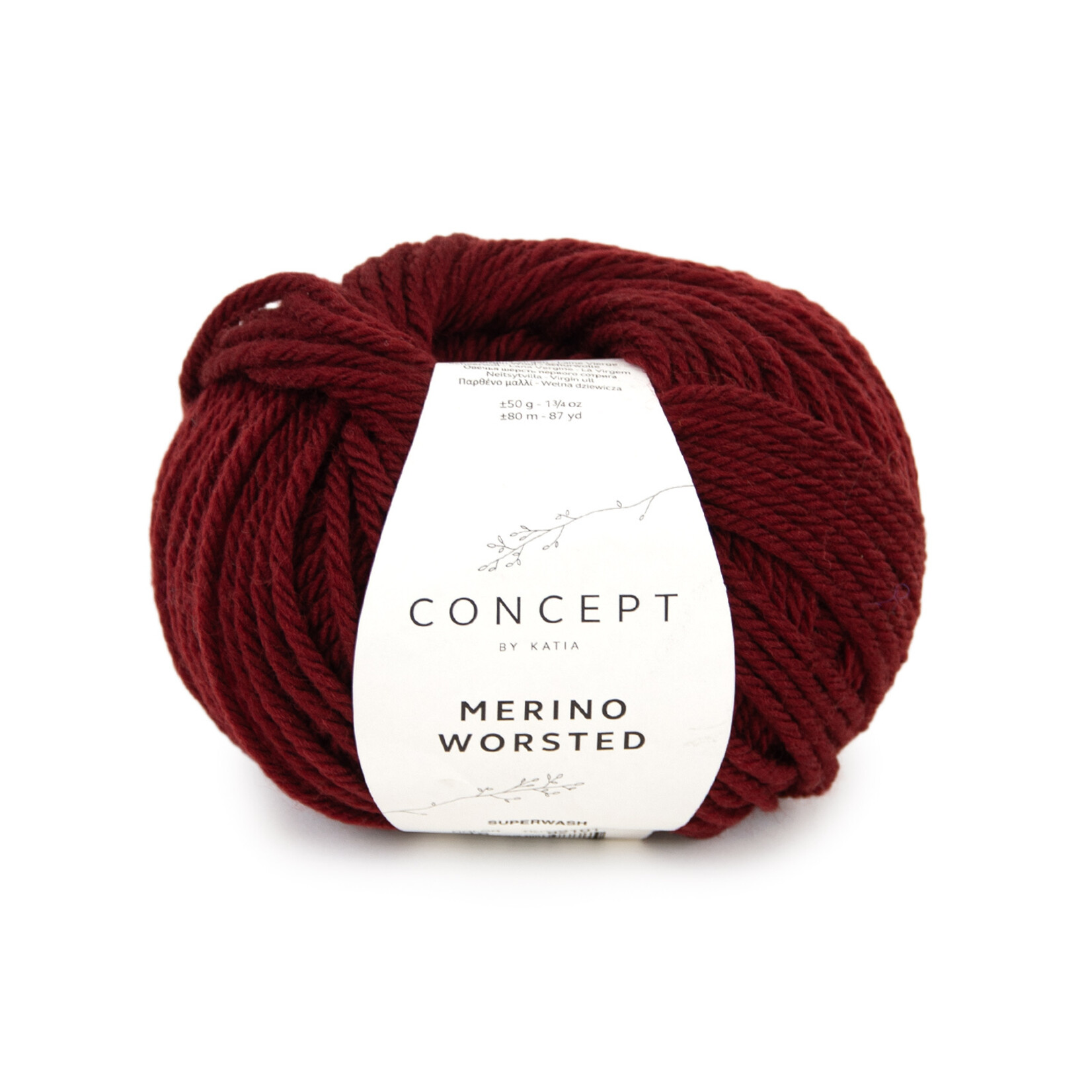 Katia Merino Worsted 16 - Bordeauxrood