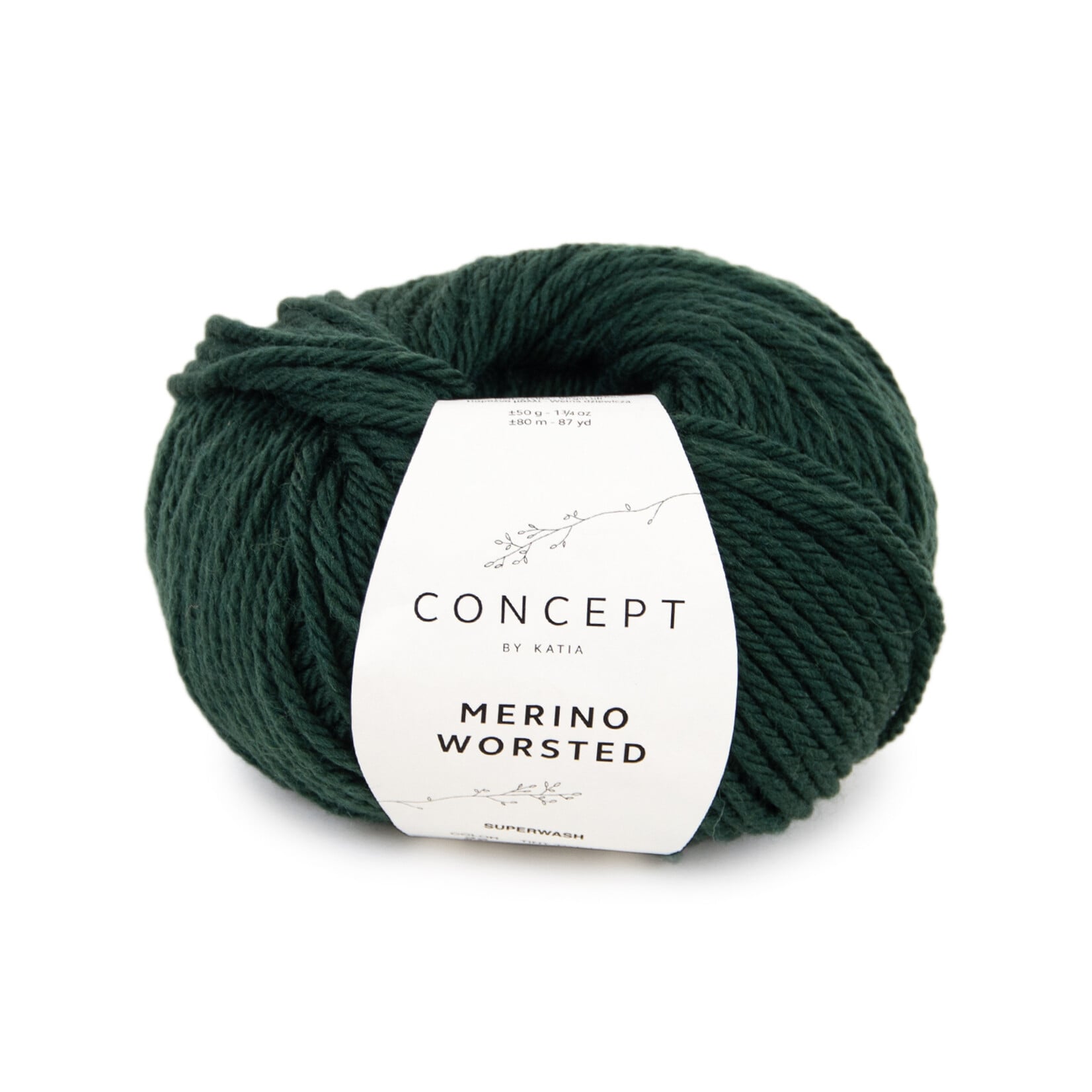Katia Merino Worsted 22 - Flesgroen