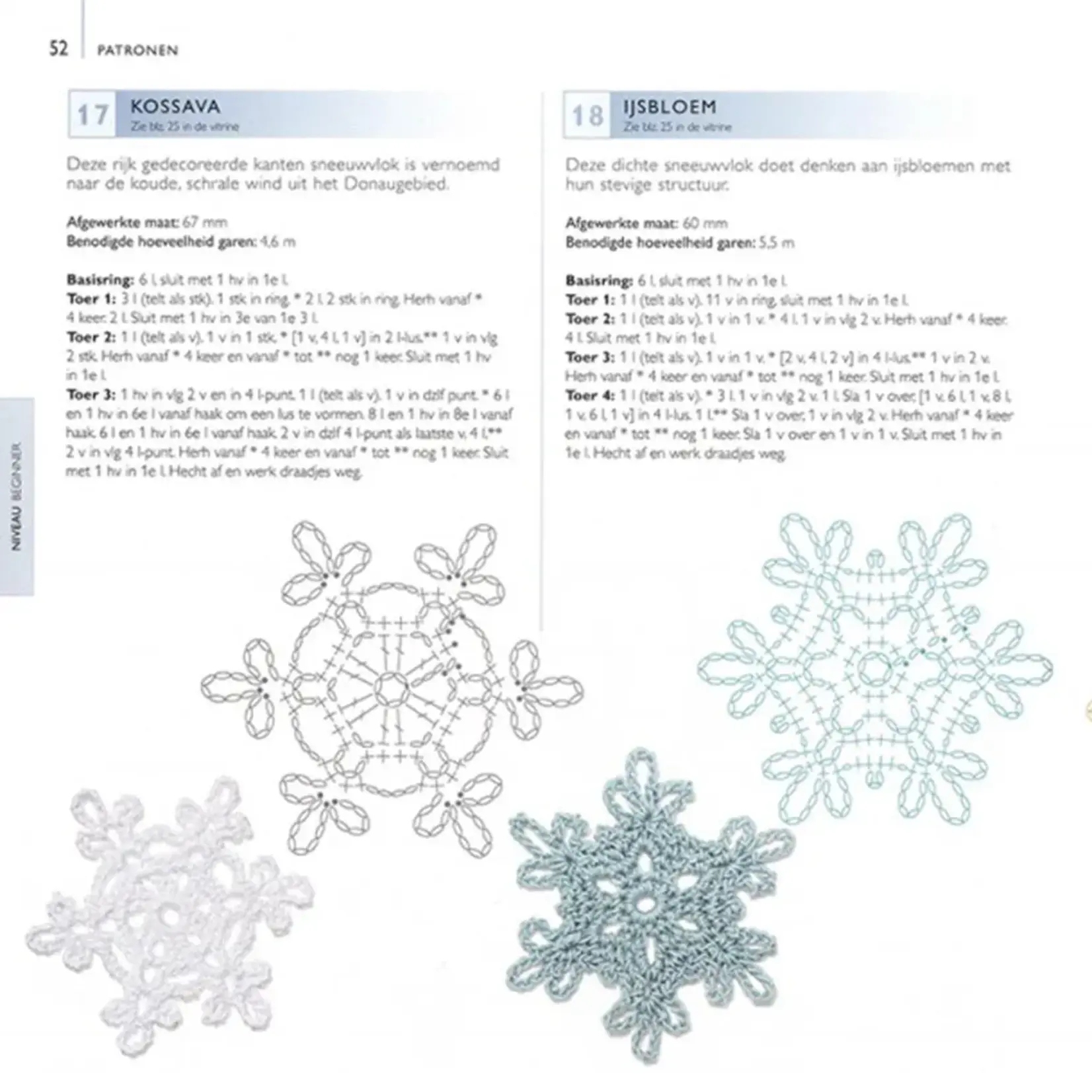 Librero Haakboek 100 Sneeuwvlokken om te haken