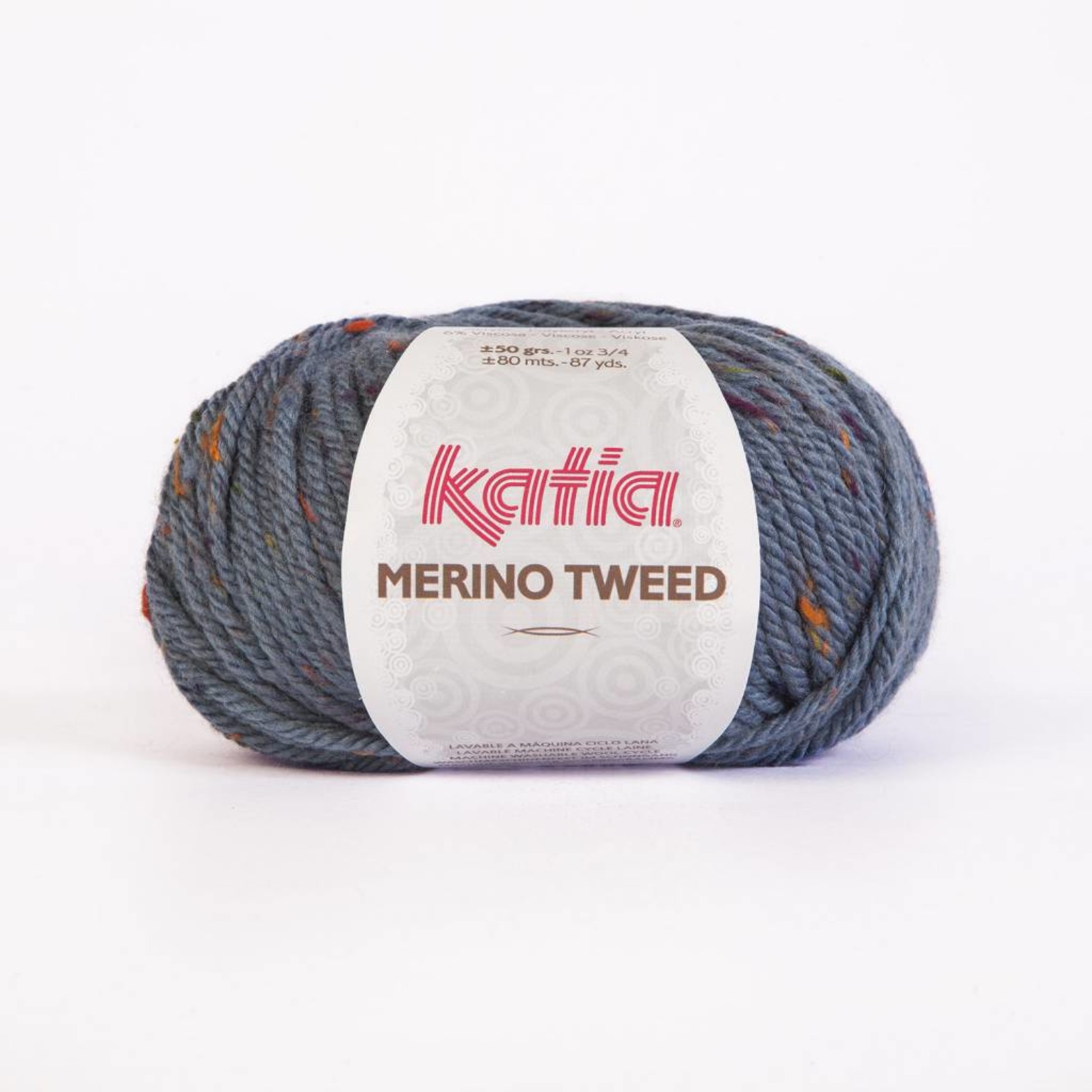 Katia Merino Tweed 405 - Blauw