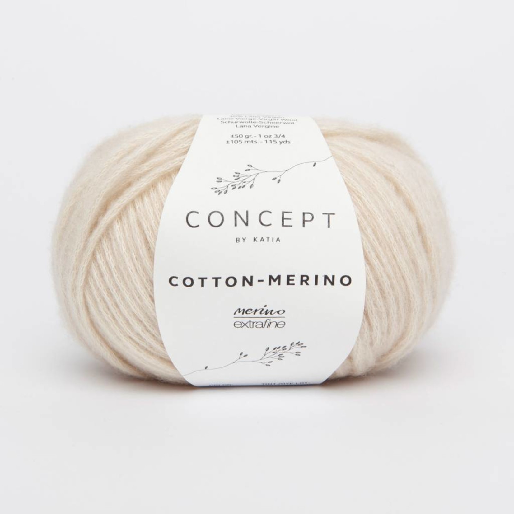 Katia Cotton Merino 101 Lichtbeige