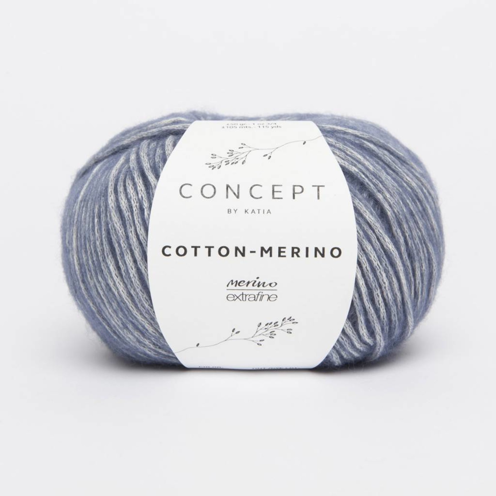 Katia Cotton Merino 115 Blauw