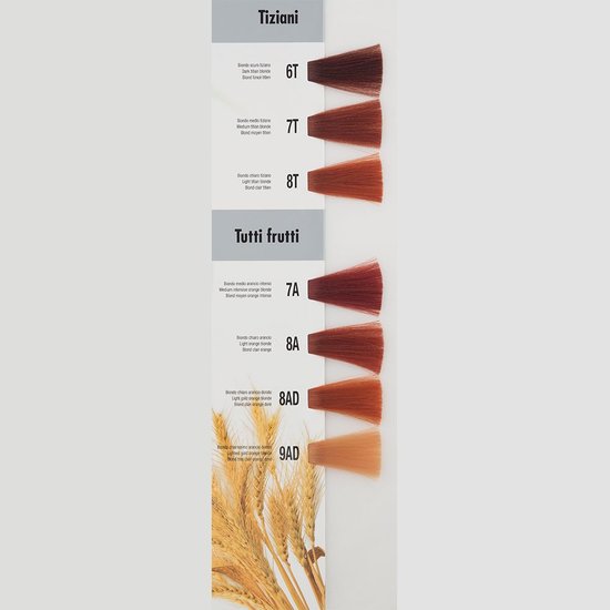 Aquarely 100ml Haarkleur licht sinaasappel goud rood blond - 8AD - Aquarely