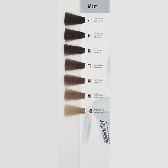 Aquarely 100ml Haarkleur midden mat blond - 7I - Aquarely