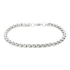 iXXXi JEWELRY iXXXi STEEL Bracelet Silver Small Rope Motif