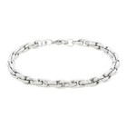 iXXXi JEWELRY iXXXi STEEL Bracelet Silver small schakels in Touwmotief