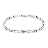 iXXXi JEWELRY iXXXi STEEL-Silber-Armband kleine Links in Rope-Motiv