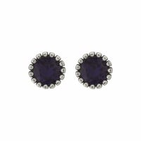 BIBA OORBELLEN Biba Earrings 8926 Purple Velvet